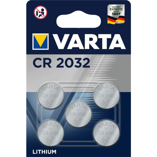 VARTA Lithium-Knopfzelle CR2032 Silber