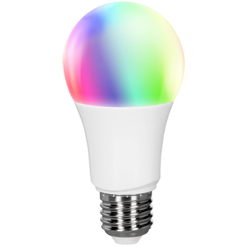 tint LED-Birnenform white+color E27 Weiß