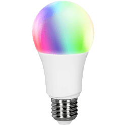 tint LED-Birnenform white+color E27