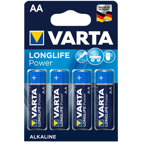 VARTA Longlife Power LR6/AA 1,5 V, 4 St. Blister Blau