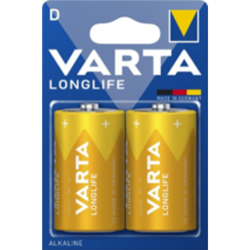 VARTA Alkaline Mangan Batterie LR20/D Silber