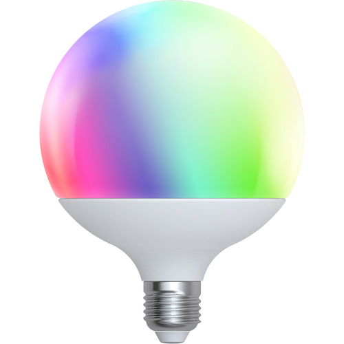 tint LED-Globeform white+color E27 Weiß